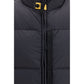 Black Polyamide Sleeveless Jacket