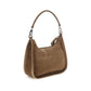 Beige Calf Leather Bos Taurus Shoulder Bag