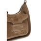 Beige Calf Leather Bos Taurus Shoulder Bag