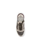 Gray Calf Leather Bos Taurus Chunky Sneakers