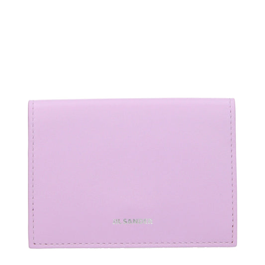 Pink Leather Cardholder