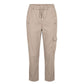 Beige Lyocell Women Pants