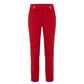 Red Polyester Women Pant