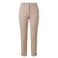 Beige Viscose Women Pants