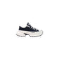 Black And White Textile Chunky Sneakers