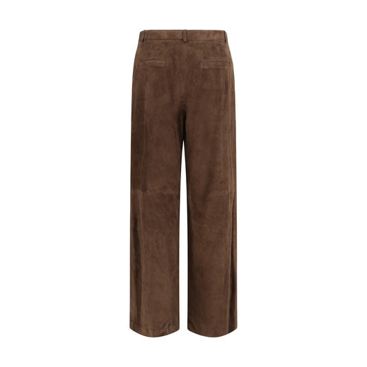 Brown Leather Pants