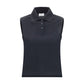 Black Recycled Cotton Polo Shirt