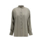 Bicolor Silk Shirt