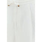White Linen Casual Pants