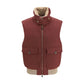 Bordeaux Wool Oves Aries Sleeveless Jacket