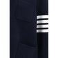 Blue Wool Oves Aries Full-Length Jacket