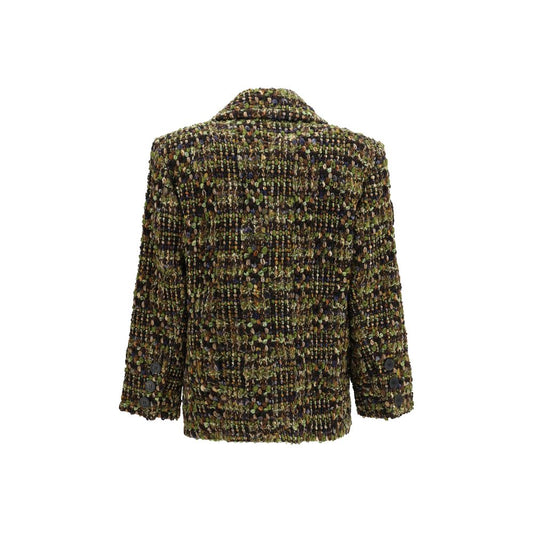 Multicolor Wool Oves Aries Full-Length Jacket