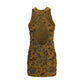 Brown Polyamide Casual Dress