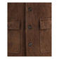 Brown Calf Leather Bos Taurus Bomber