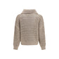 Gray Cashmere Cardigan