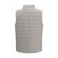 White Polyester Sleeveless Jacket