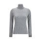 Gray Cashmere Turtleneck