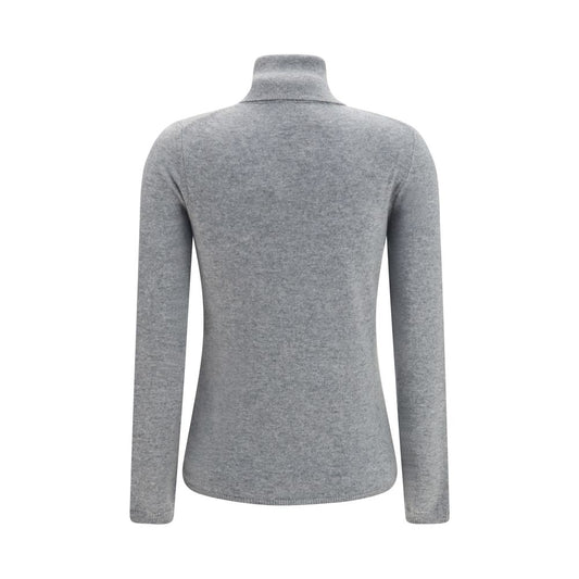 Gray Cashmere Turtleneck