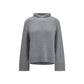 Gray Cashmere Turtleneck