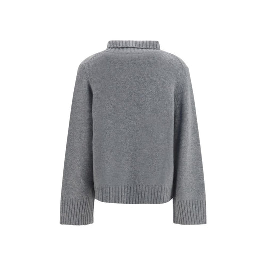 Gray Cashmere Turtleneck