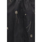 Black Cotton Pattern Shirt