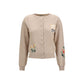 Beige Cotton Cardigan