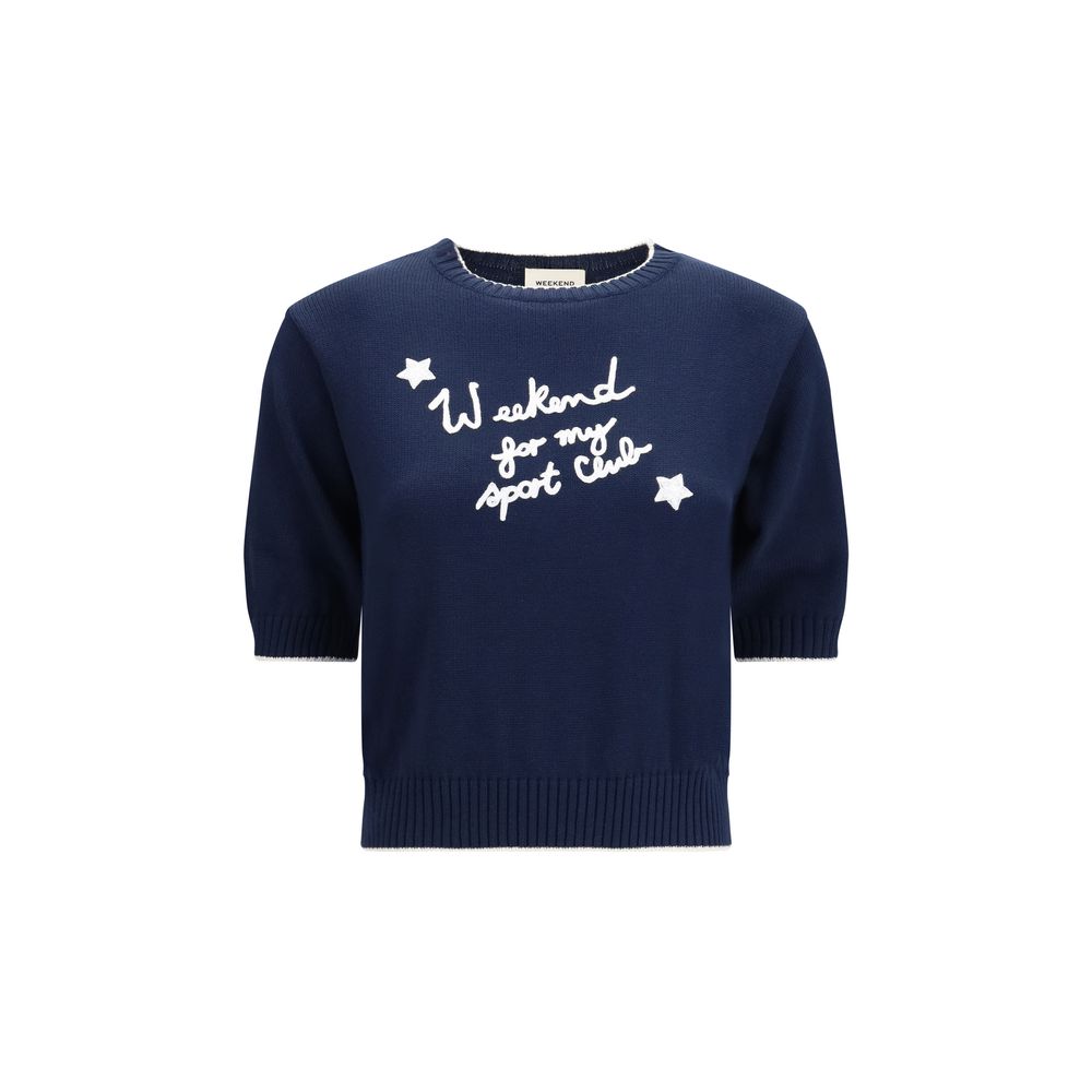 Blue Cotton Sweatshirt
