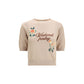 Beige Cotton Sweatshirt
