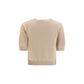 Beige Cotton Sweatshirt