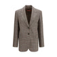 Brown Wool Oves Aries Blazer