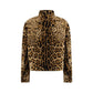 Brown Cotton Full-Length Jacket