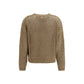 Beige Cotton Sweatshirt
