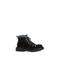Brown Suede Leather Lace-Up Boots