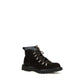 Brown Suede Leather Lace-Up Boots
