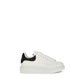 White Calf Leather Bos Taurus Chunky Sneakers