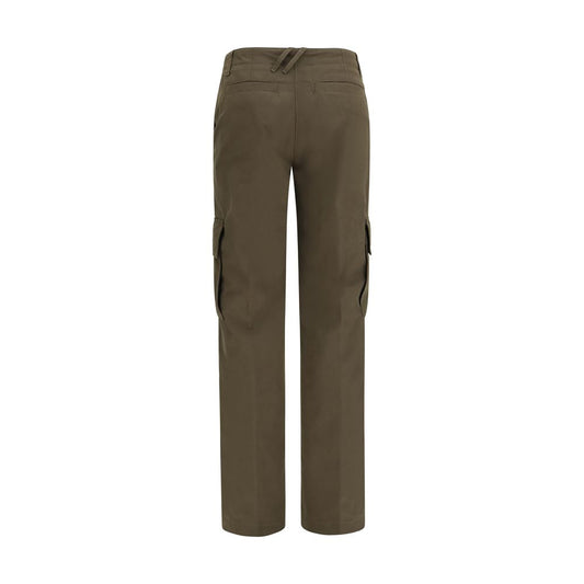 Bicolor Cotton Cargo Pants