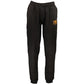Black Cotton Men's Trousers
