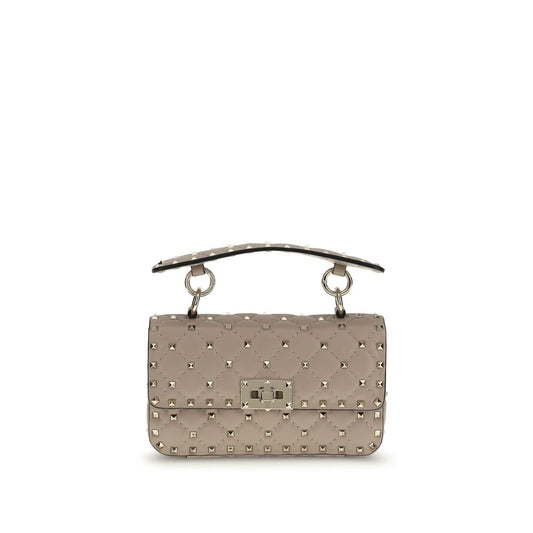 Beige Calf Leather Bos Taurus Handbag