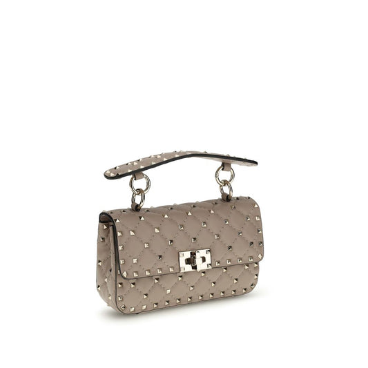 Beige Calf Leather Bos Taurus Handbag