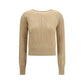 Beige Cashmere Sweater