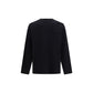 Black Cotton Long Sleeve T-Shirt