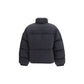 Black Polyamide Full-Length Jacket