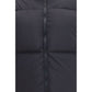 Black Polyamide Full-Length Jacket