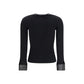 Black Viscose Cardigan
