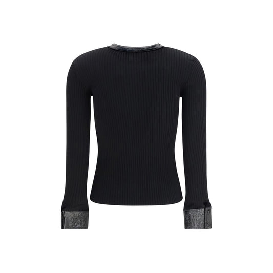 Black Viscose Cardigan