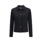 Black Wool Oves Aries Full-Length Jacket