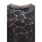 Black Polyamide Casual Dress