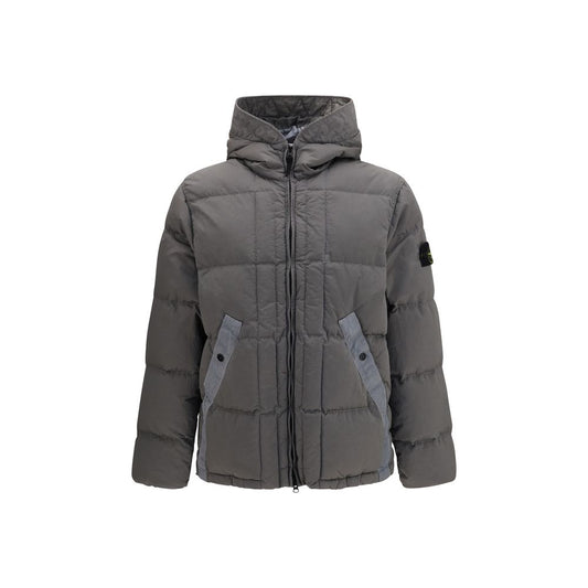 Gray Polyamide Shell Jacket