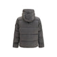 Bicolor Polyamide Full-Length Jacket