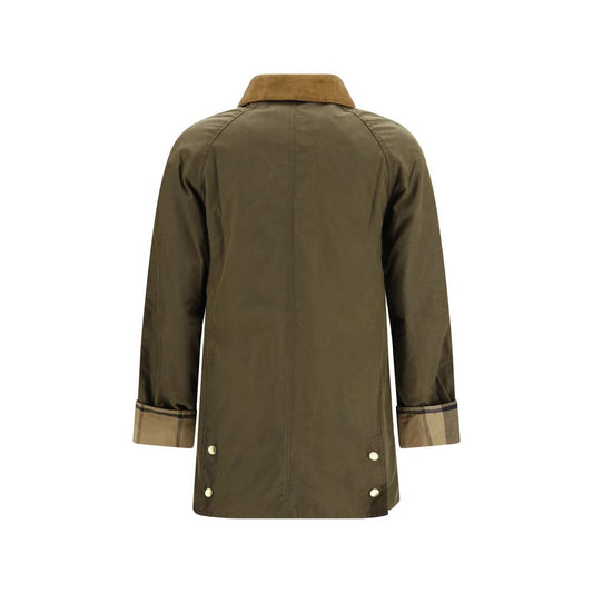 Bicolor Cotton Shell Jacket